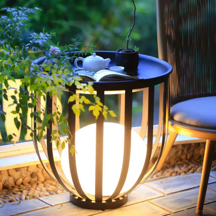 Solar Lamp Sand Black Outdoor Waterproof Led Solar Lights for Garden