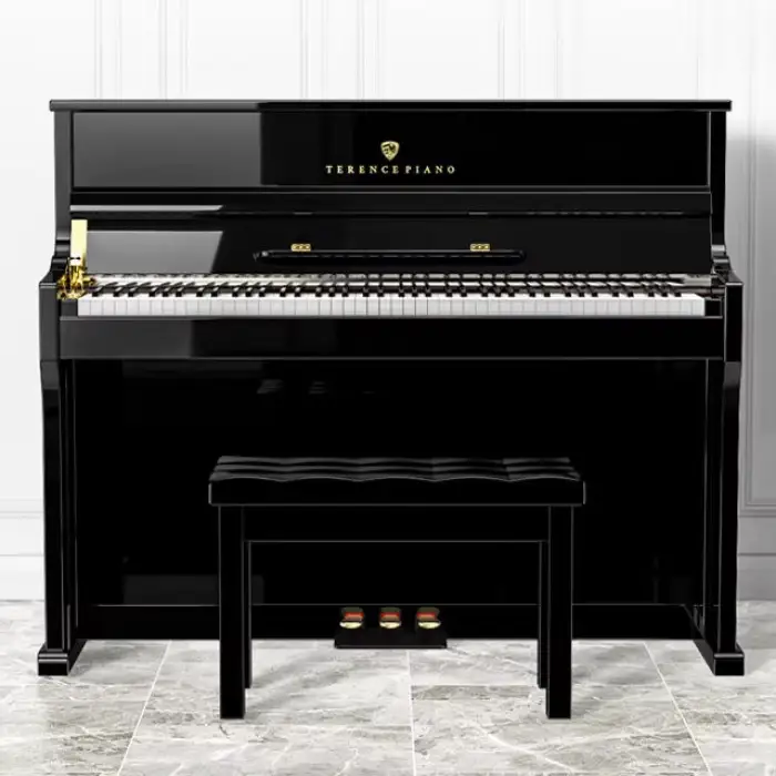 Terrence S71 88 Keys Heavy Hammer Professional Grade Beginner-Friendly Vertical Electric Piano for Home Use Upright Piano Design