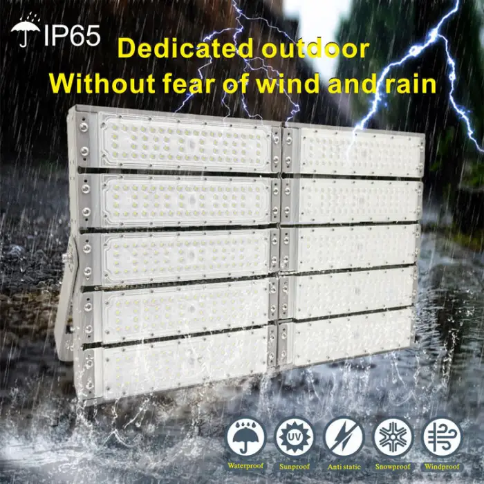 High Mast Stadium IP65 Soccer Field Tennis Court Led Flood Street Lamp 500W Stadium Lights Pole Outdoor Light