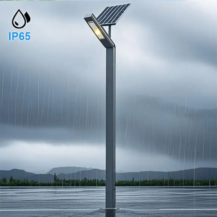 Garden Solar Led Street Lights 30w 3m Ip65 Led Outdoor Landscape Decoration Community Channel Pillar Lamp