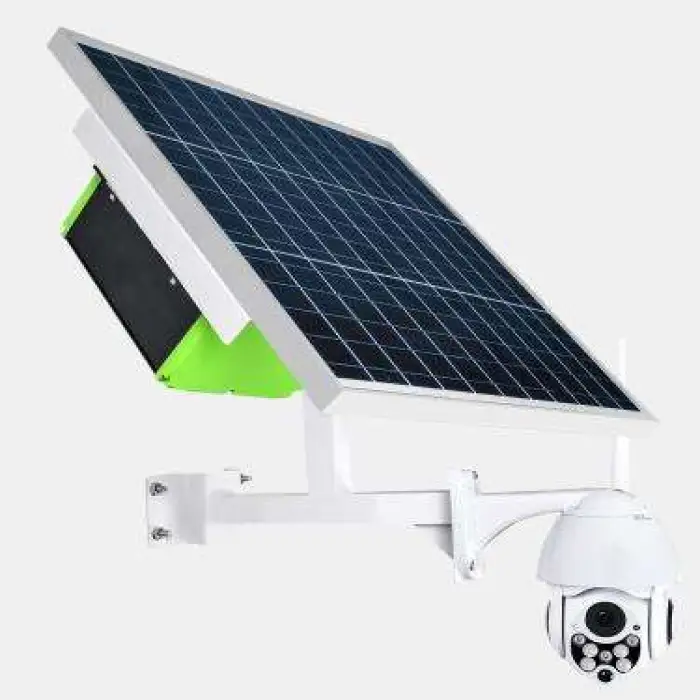 Solar Powered Panel Wifi Cctv Waterproof Battery Operated Outdoor Wireless Security Camera Street Lights with 4g Sim Card