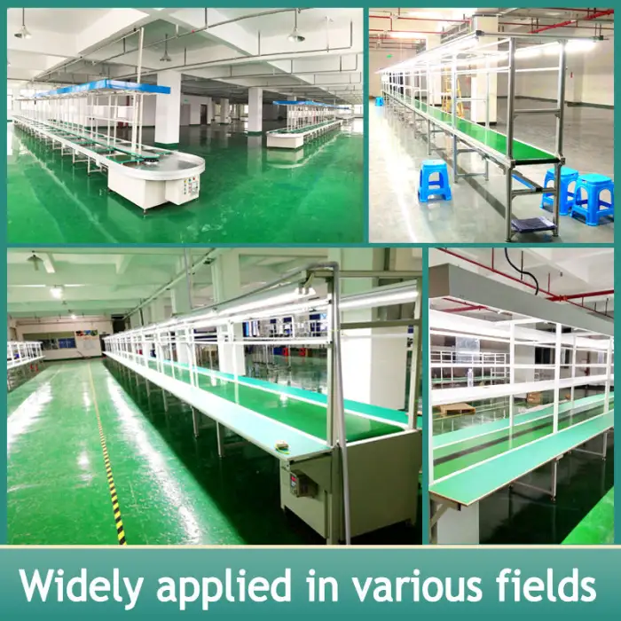 LONGEN PVC Green Belt Conveyor for Assembly Line