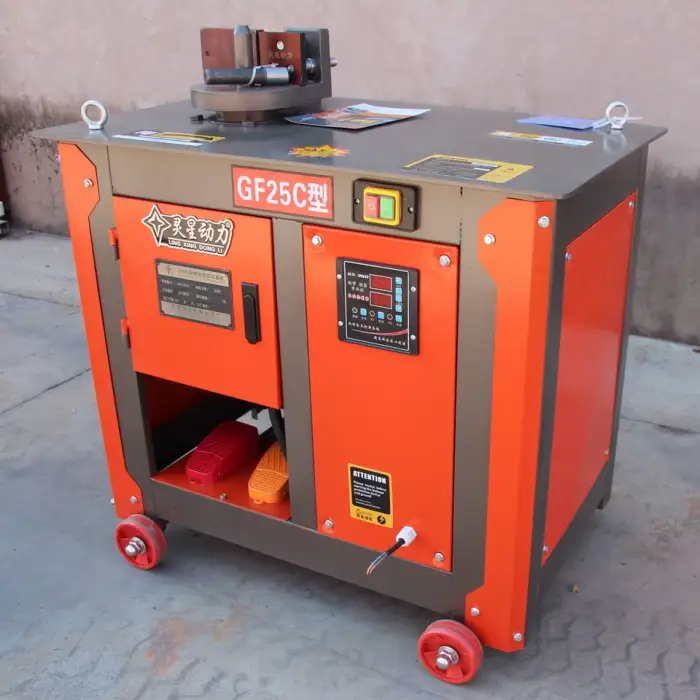 GF25 CNC Steel Bar Stirrup Bending Machine for Construction Industry -Reinforced Rebar Bending Machine