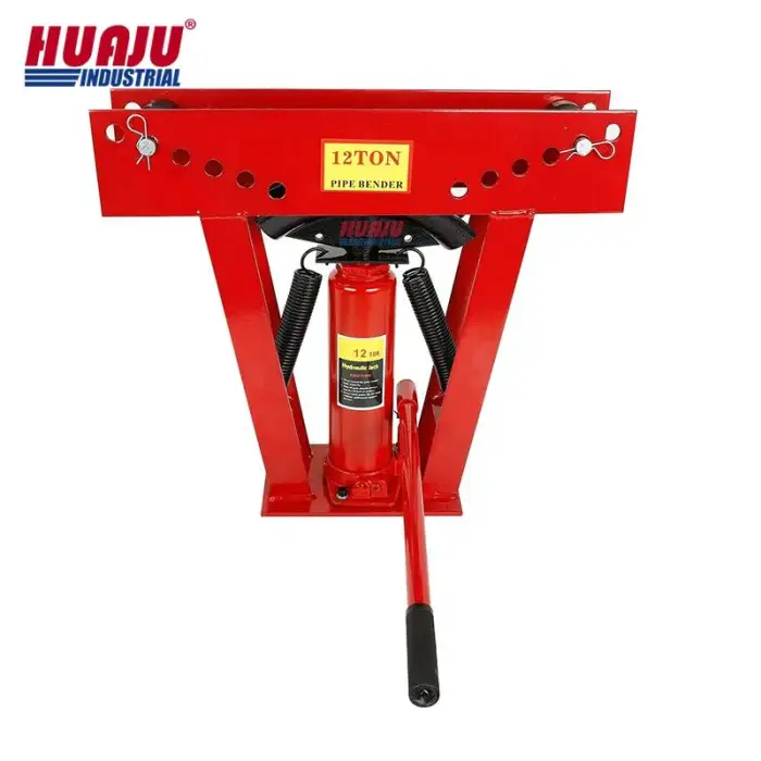Huaju Industrial HB12 Hand Operated Hydraulic Pipe Bender 12 Ton Manual Tube Bending Machine