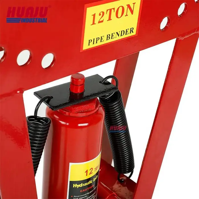 Huaju Industrial HB12 Hand Operated Hydraulic Pipe Bender 12 Ton Manual Tube Bending Machine