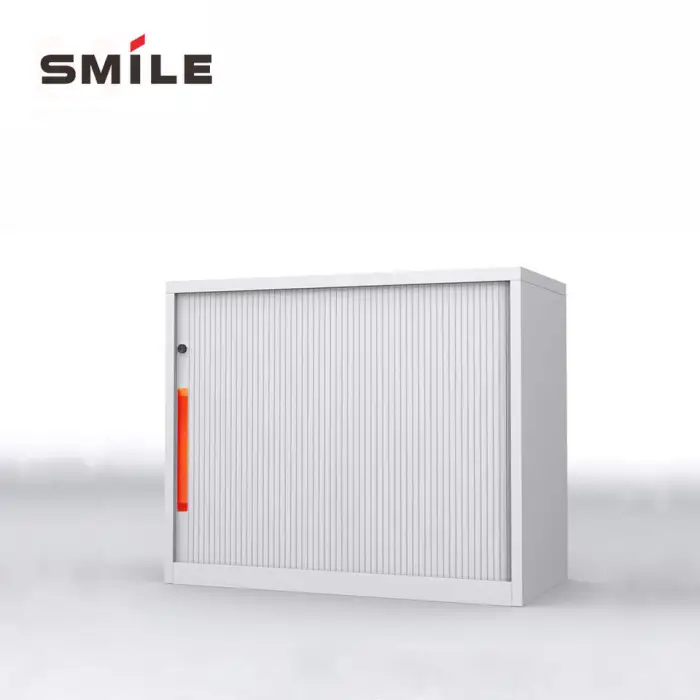 Double Metal Drawer Steel File Cabinet Rustproof Roller Shutter Door Convenient Office & School Furniture