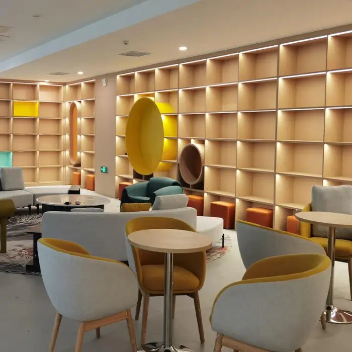 Multi-Functional Solid Wood Bookcases for Education Training Center Schools Dustproof Storage Cabinet Free Library Furniture