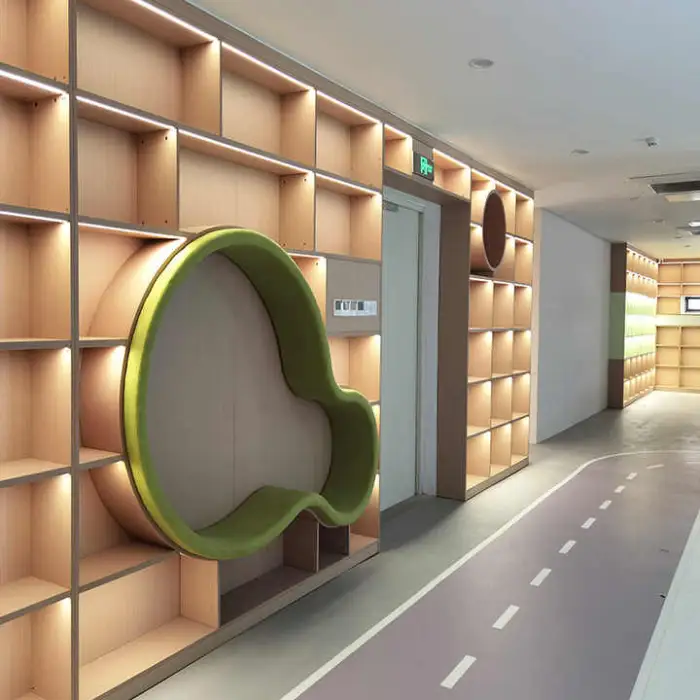 Multi-Functional Solid Wood Bookcases for Education Training Center Schools Dustproof Storage Cabinet Free Library Furniture