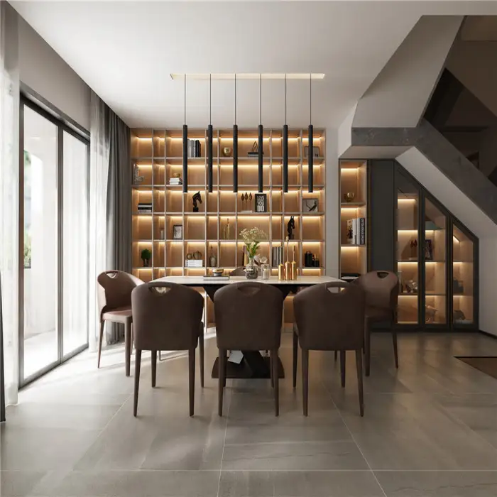 Wood Living Room Furniture Bookcase Storage Cabinet Library Furniture