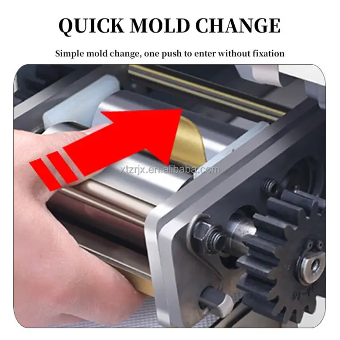 Tabletop Small Grain Product Automatic Papad Momo Empanada Samosa Gyoza Wonton Dumpling Maker Skin Wrapper Making Machine