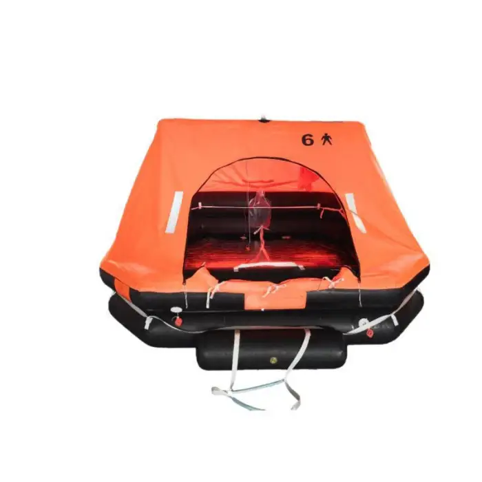 Marine Cruise Ship Automatic Inflatable Righting Life Raft Marine Emergency Release Throwing Life-saving Equipment