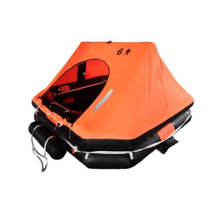 Marine Cruise Ship Automatic Inflatable Righting Life Raft Marine Emergency Release Throwing Life-saving Equipment