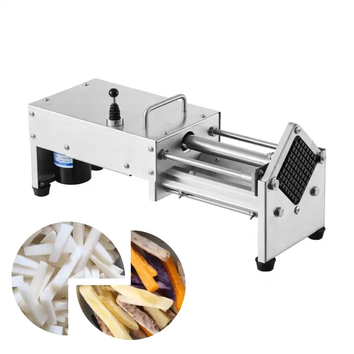 Stainless Steel Vegetable Cutter Potato Chips Machine Electric French Fries Machine