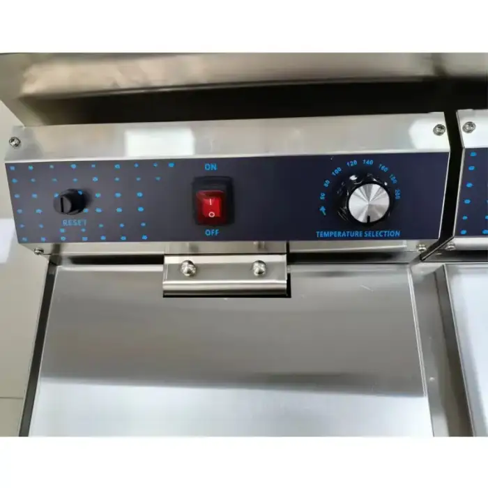 20L Electric Commercial Deep Fryer Stainless Steel French Fries Machine with 1 Tank 1 Basket Top Fryer for Potato Chips