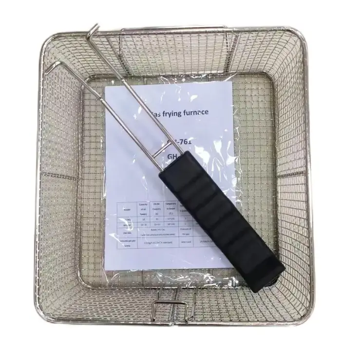 20L Electric Commercial Deep Fryer Stainless Steel French Fries Machine with 1 Tank 1 Basket Top Fryer for Potato Chips