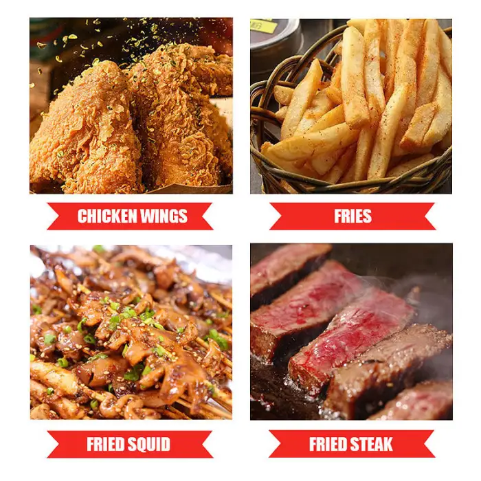 Commerical Stainless Steel Countertop Chicken Chips Propane Gas Deep Fryer Frying Machine