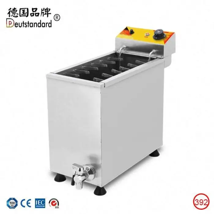 Electric Deep Fryer Machine dog corndog sausage frying machine