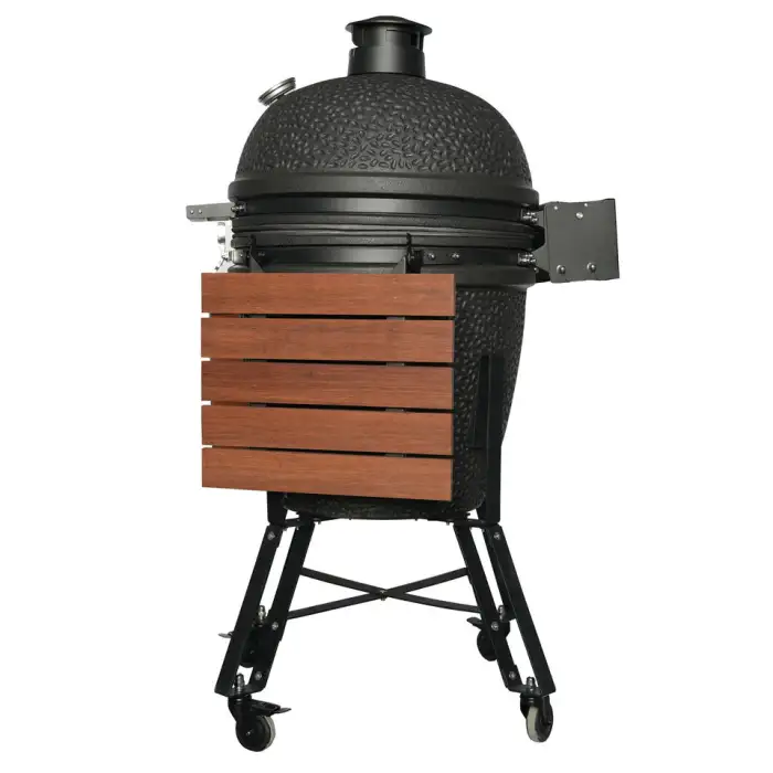 27Inch Ceramic Kamado BBQ Grill Outdoor Charcoal Smoker