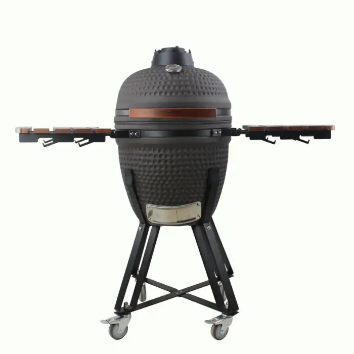 Garden Auplex Ceramic Frosted Glaze Kamado Joe 18 Inch Charcoal BBQ Grill Outdoor