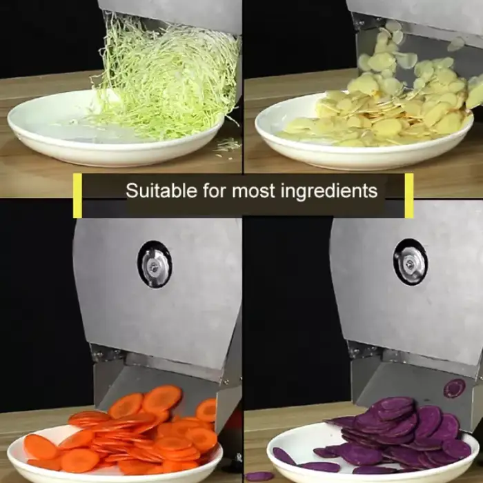 Industrial Electric Potato Chips Cutter Machine Carrot Slicer Fries Cutting Food Slicer Electric for