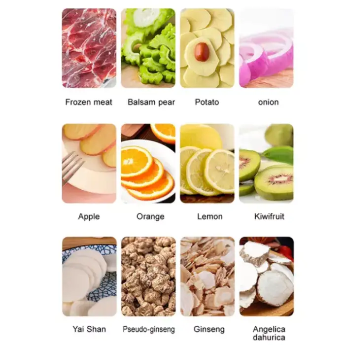 Industrial Electric Potato Chips Cutter Machine Carrot Slicer Fries Cutting Food Slicer Electric for