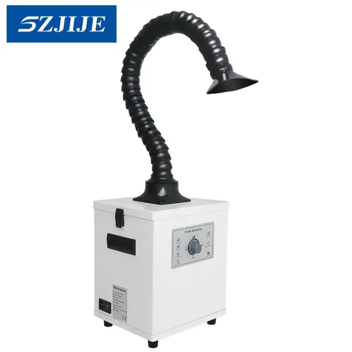 SZJIJE Three Layers Filters Small Size Soldering Lab Smoke Extractor Dust Collector