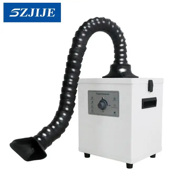 SZJIJE Three Layers Filters Small Size Soldering Lab Smoke Extractor Dust Collector