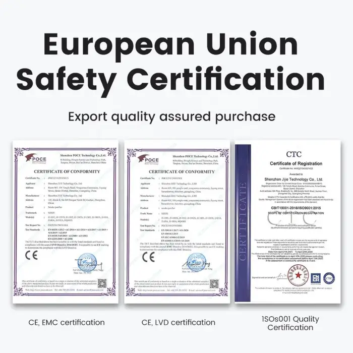 SZJIJE Three Layers Filters Small Size Soldering Lab Smoke Extractor Dust Collector