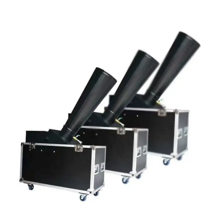 Large CO2 Confetti Cannon Machine Dry Ice Wedding Stage Confettic Blaster with DMX Paper Confetti Blast for Weddings Events
