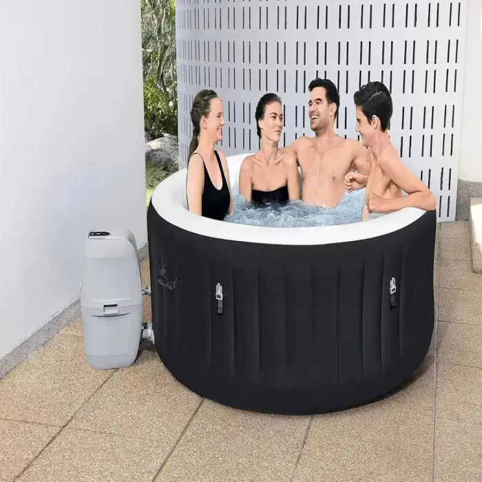 Outdoor Inflatable Tub Spa Pool with PVC Whirlpool Pump Included