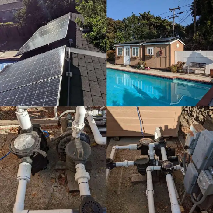 Swimming Pool Pump Solar Power System Solar Water Pump for Pond