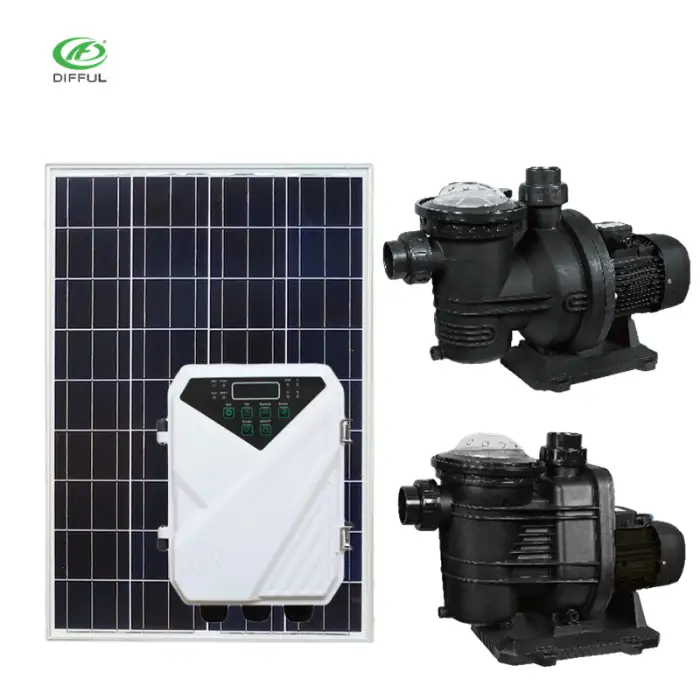 Swimming Pool Pump Solar Power System Solar Water Pump for Pond