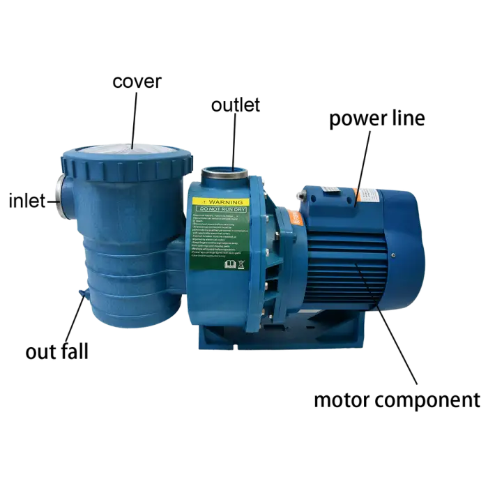 220V/380V 1.5 hp 2hp 3hp 3.5hp 4hp Swim Pool Water Pump European Swimming Pool Pump Above Ground Pools Pump