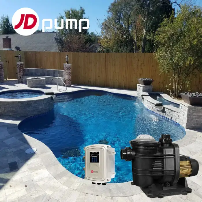 Jdpump 900w/1.2kw Dc Solar Swimming Pool Pump Surface Solar Water Circulation Pumps for Swimming Pool