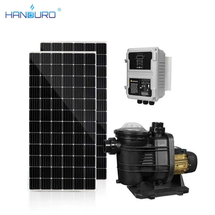 72v Solar Swimming Pool Pump with Panels Brushless 900w Solar Pool Pump with Mppt