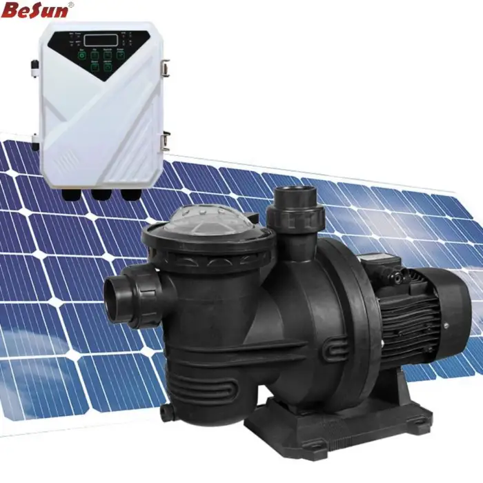 500W High-Flow 24V Swimming Pool Water Circulation Pump Solar Pool Pump with Low Pressure OEM Customizable for Clean Water