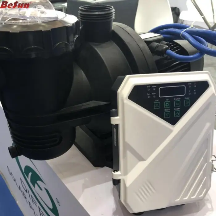 500W High-Flow 24V Swimming Pool Water Circulation Pump Solar Pool Pump with Low Pressure OEM Customizable for Clean Water