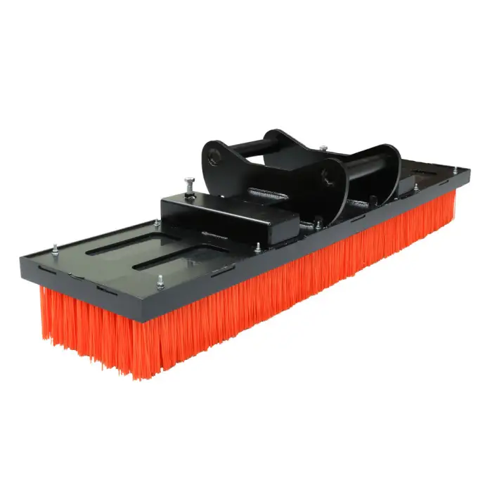 Strip Forklift Brush Cleaning Equipment Parts Customized Excavators Broom