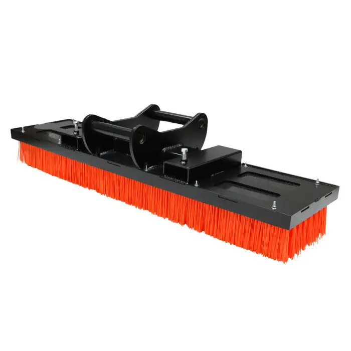 Strip Forklift Brush Cleaning Equipment Parts Customized Excavators Broom