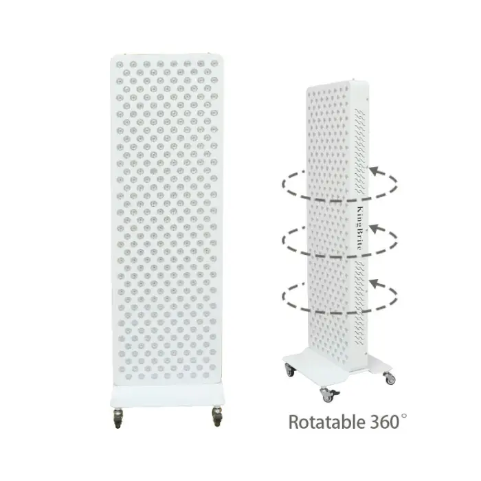 KingBrite 5 Wavelengths Beauty Led Light Red Light Therapy Panel Near Infrared Light Therapy Device for Full Body Pain Relief