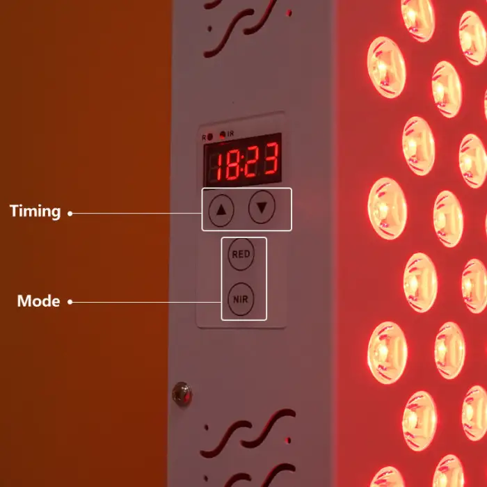 KingBrite 5 Wavelengths Beauty Led Light Red Light Therapy Panel Near Infrared Light Therapy Device for Full Body Pain Relief