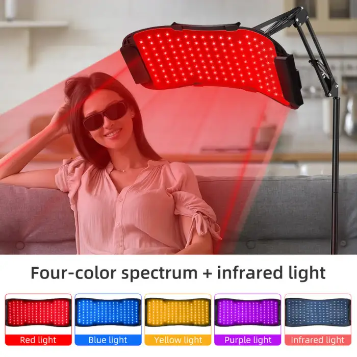 5 Spectrum Full Body Infrared Light Therapy Wrap Face PDT Device LED Red Light Therapy Belt