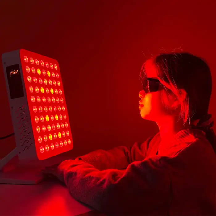2025 Desktop 630 660 810 830 850nm Upgrade Touch Screen Red Light Therapy Lamp Stand Red Light Panel Red Light Therapy Device