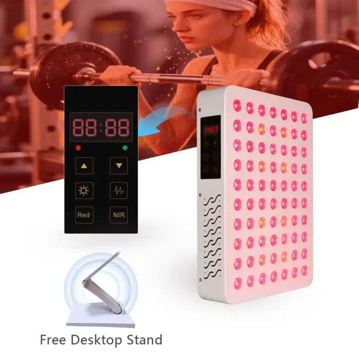 2025 Desktop 630 660 810 830 850nm Upgrade Touch Screen Red Light Therapy Lamp Stand Red Light Panel Red Light Therapy Device