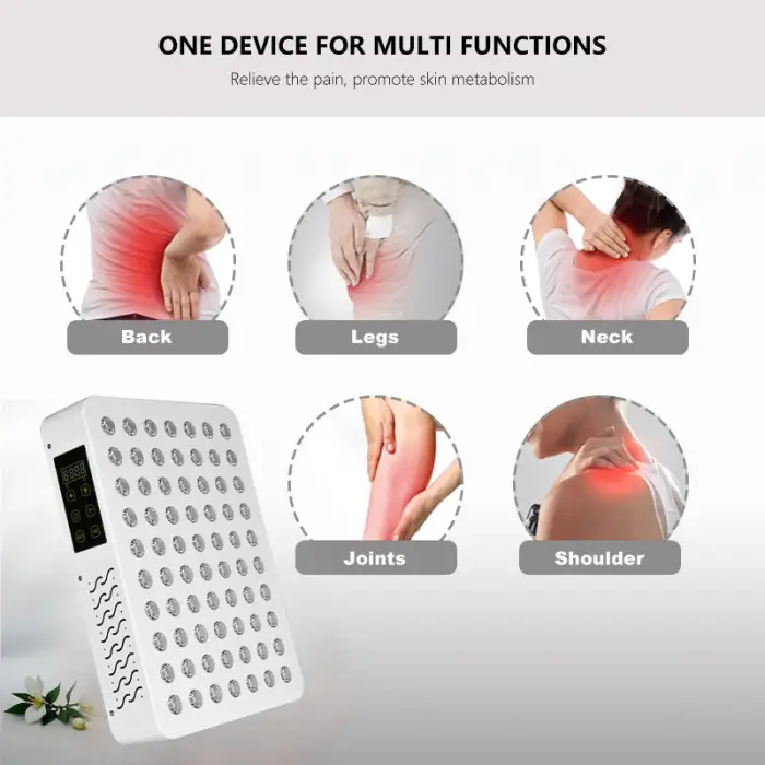 2025 Desktop 630 660 810 830 850nm Upgrade Touch Screen Red Light Therapy Lamp Stand Red Light Panel Red Light Therapy Device