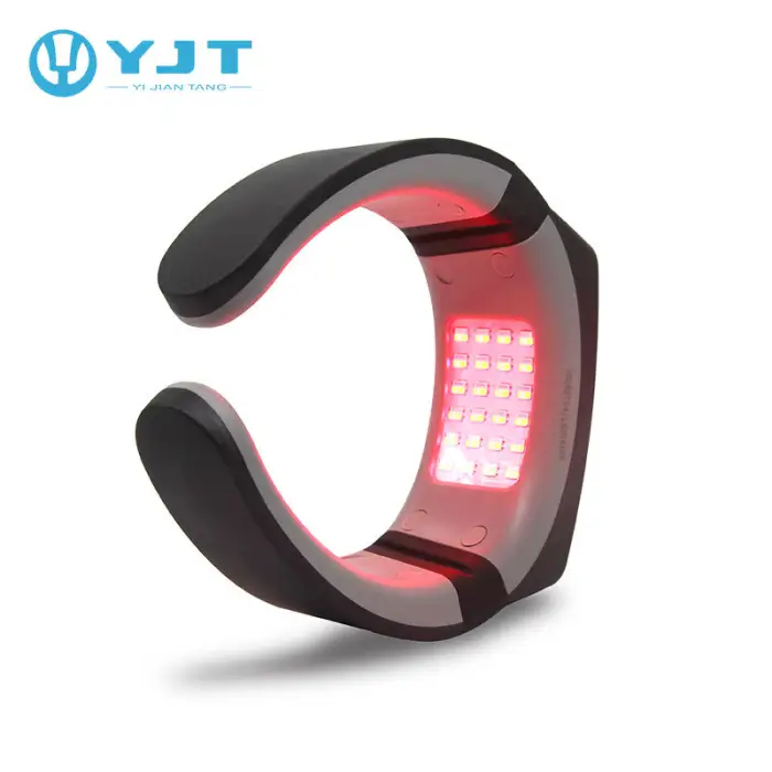 LED Neck Light Therapy Blood Circulation Improvement Reduce Hypertension Physical Therapy Device