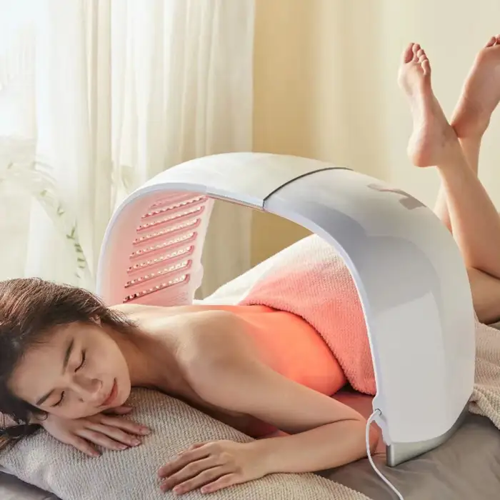 Beauty Products Wireless 7-color Home Skin Care Device Portable Red Light Led Blush Mask for Facial Therapy