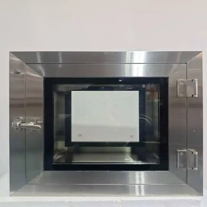 Condition Stainless Steel Pass Box with UV Light and Electrical Interlock Air Cleaning Equipment for Sterile Environments