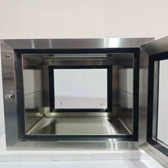 Condition Stainless Steel Pass Box with UV Light and Electrical Interlock Air Cleaning Equipment for Sterile Environments