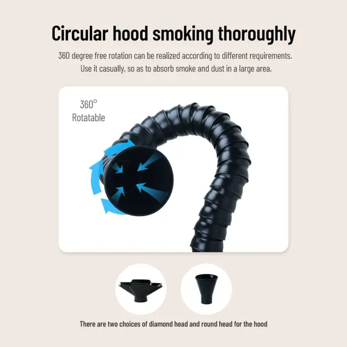 FES150 150W Co2 Laser Purifier Nail Dust Collector Welding Fume Extractor Soldering Smoke Absorber Air Cleaning Equipment